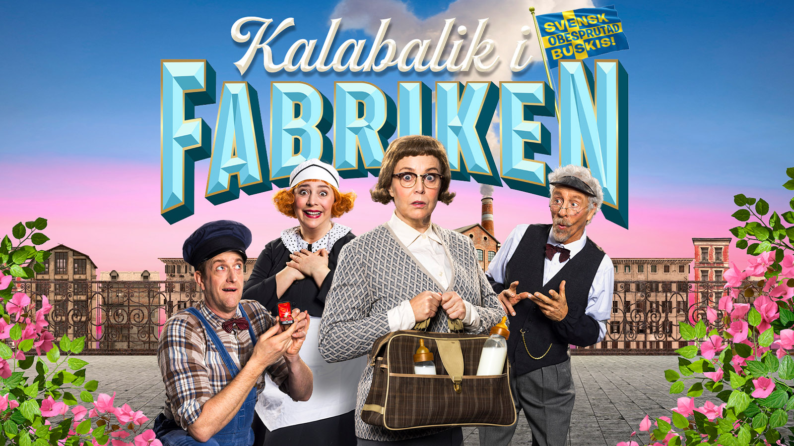 Vallarnas Friluftsteater Falkenberg - Kalabalik i fabriken